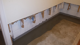 Interior Drainage system- Newton, NJ- EcoDry Waterproofing